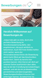Mobile Screenshot of bewerbungen.de