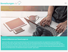 Tablet Screenshot of bewerbungen.de